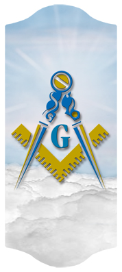 DARAY C 370 BL Masonic Lodge Clouds Blue